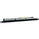 PANEL TRANFERENCIA 19" UTP CAT. 6A DUAL BLOCK 24P 0,5U
