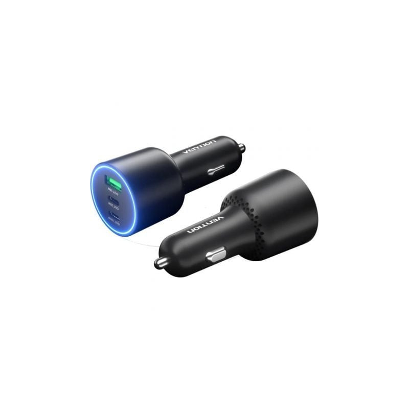 CARGADOR DE COCHE VENTION FFQB0  2XUSB-TIPO C/ 1XUSB/ 100W
