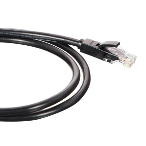 LATIGUILLO UGREEN U/UTP LAN CAT6 1M  NEGRO