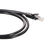 LATIGUILLO UGREEN U/UTP LAN CAT6 1M  NEGRO