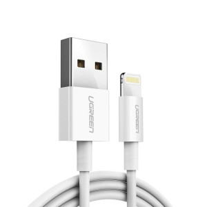 CABLE USB 2.0 A LIGHTNING MACHO 1M BLANCO UGREEN
