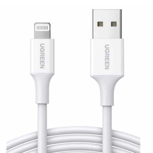CABLE USB 2.0 A LIGHTNING MACHO 1M BLANCO UGREEN