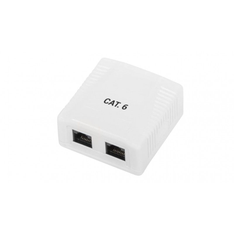 ROSETA PHASAK  2 TOMAS  RJ45 SUPERFICIE UTP CAT.6