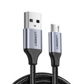 CABLE USB 2.0 A MICRO USB US290- 1M  METAL-NEGRO - UGREEN