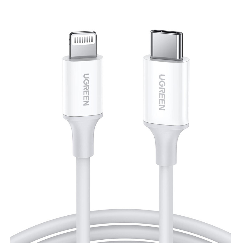 CABLE USB TIPO C A LIGHTNING MACHO 2M BLANCO UGREEN