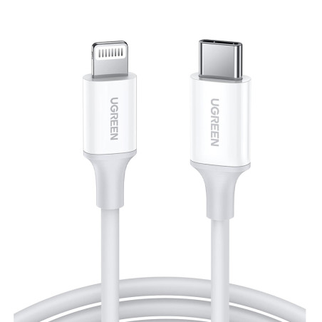 CABLE USB TIPO C A LIGHTNING MACHO 2M BLANCO UGREEN