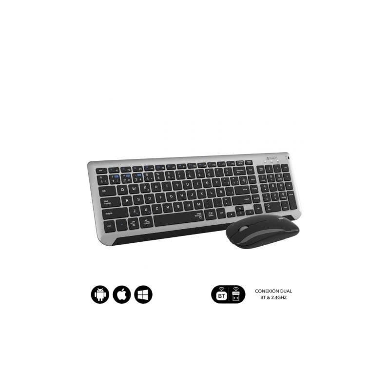 TECLADO + RATON SUBBLIM COMBO DUAL PRESTIGE EXTENDIDO PL