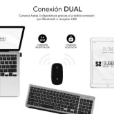 TECLADO + RATON SUBBLIM COMBO DUAL PRESTIGE EXTENDIDO PL