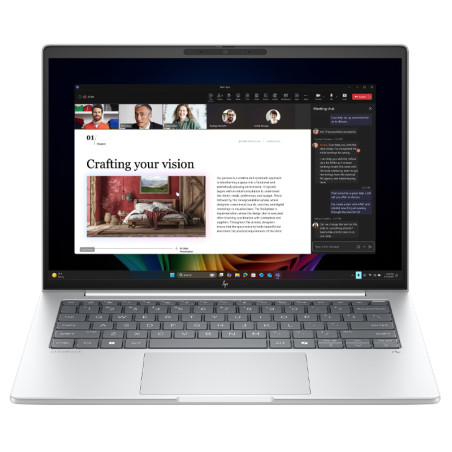 Portátil HP EliteBook 8 G1i D93WDET Intel Core Ultra 7-256V/ 16GB/ 512GB SSD/ 14"/ Win11 Pro SIN Oficina Virtual