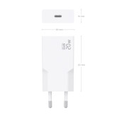 CARGADOR AISENS PARED GAN A110-0997 1XUSB TIPO-C 20W BLANCO