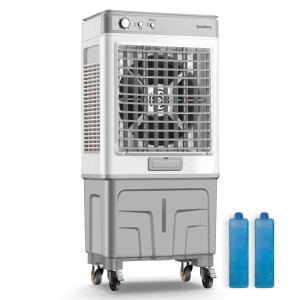 CLIMATIZADOR EVAP. MEC. 80L 200W 9000M3/H BLANCO/GRIS