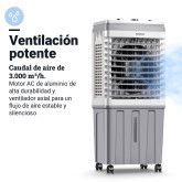 CLIMATIZADOR EVAP. MEC. 35L 80W 3000M3/H BLANCO/GRIS