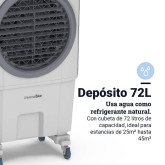 CLIMATIZADOR MECÁNICO 72L 210W 6000M3/H GRIS/BLANCO