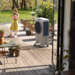 CLIMATIZADOR MECÁNICO 72L 210W 6000M3/H GRIS/BLANCO