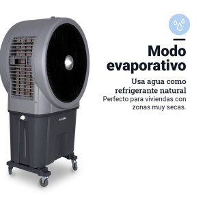 CLIMATIZADOR MECÁNICO 90L 300W 10000M3/H GRIS/BLANCO