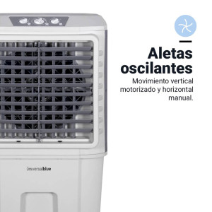 CLIMATIZADOR MECÁNICO 80L 210W 6000M3/H GRIS/BLANCO