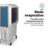 CLIMATIZADOR MECÁNICO 80L 210W 6000M3/H GRIS/BLANCO