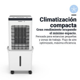 CLIMATIZADOR EVAP. TÁCTIL 12L 65W 900M3/H BLANCO/NEGRO