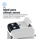 CLIMATIZADOR MECÁNICO 25L 120W 4000M3/H BLANCO