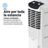 CLIMATIZADOR MECÁNICO 40L 120W 4000M3/H BLANCO