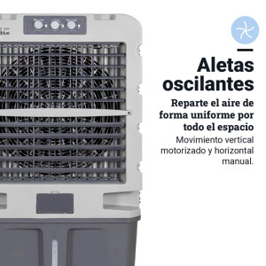 CLIMATIZADOR MECÁNICO 120L 750W 12000M3/H GRIS/BLANCO