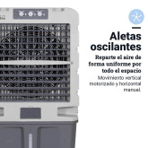 CLIMATIZADOR MECÁNICO 120L 750W 12000M3/H GRIS/BLANCO