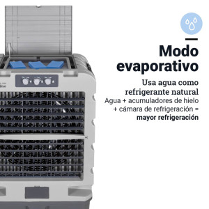 CLIMATIZADOR MECÁNICO 120L 750W 12000M3/H GRIS/BLANCO