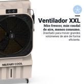 CLIMATIZADOR MECÁNICO 150L 750W 18000M3/H GRIS/BLANCO