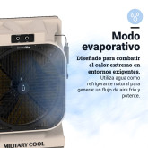 CLIMATIZADOR MECÁNICO 150L 750W 18000M3/H GRIS/BLANCO