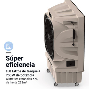 CLIMATIZADOR MECÁNICO 150L 750W 18000M3/H GRIS/BLANCO