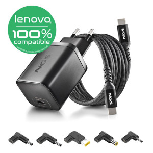 CARGADOR NGS PORTÁTIL LENOVO 1XUSB TIPO-C 65W BUD65W-L 