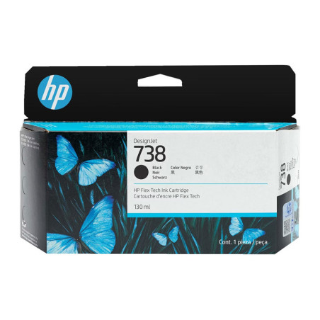 INK JET HP ORIG. 498N4ANEGRO Nº 738