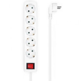 REGLETA AISENS BLANCA 5 TOMAS INTERRUPTOR 1.4M 