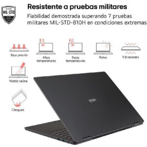 Portátil LG Gram 17Z90T-G.AD8BB Intel Core Ultra 7-255H/ 32GB/ 2TB SSD/ 17"/ Win11