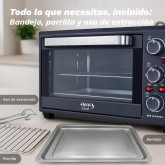 MICROONDAS CON GRILL DE 25L DE CAPACIDAD GRUNKEL MWG-25GRILL