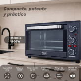 MICROONDAS CON GRILL DE 25L DE CAPACIDAD GRUNKEL MWG-25GRILL