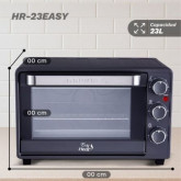 HORNO ELECTRICO 23L CAPACIDAD GRUNKEL HR-23EASY