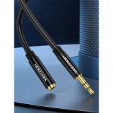 CABLE VENTION ESTÉREO JACK 3.5 MACHO/JACK 3.5 HEMBRA 1M NEGR
