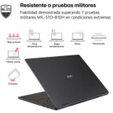 Portátil LG Gram Pro 17Z90TR-E.AD88B Intel Core Ultra 7-255H/ 32GB/ 1TB SSD/ GeForce RTX 5050/ 17"/ Win11