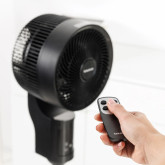 VENTILADOR PIE BOREAL TAURUS 3D OSCILANTE 8 VEL./3 ASPAS/NEG