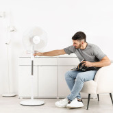 VENTILADOR PIE GRECO TAURUS 16CR 45W 110-125CM 3 ASPAS