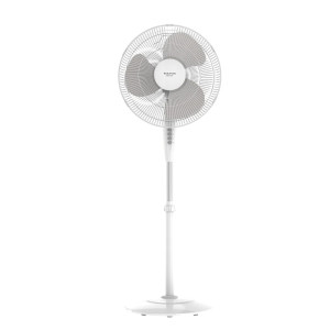 VENTILADOR PIE GRECO TAURUS 16CR 45W 110-125CM 3 ASPAS BLANC