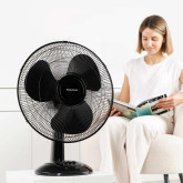 VENTILADOR PIE GRECO TAURUS 16 ELEGANCE 45W 3V 3 ASP NEGRO