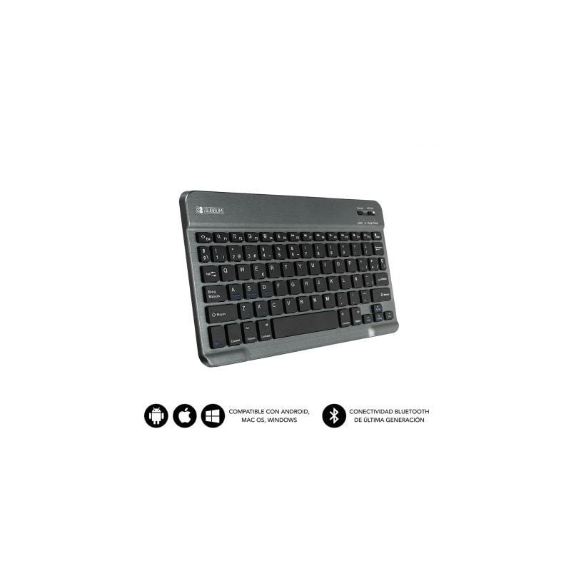 TECLADO SUBBLIM ULTRAFINO SMART BT SUB-KBT-SM0002 GRIS
