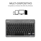TECLADO SUBBLIM ULTRAFINO SMART BT SUB-KBT-SM0002 GRIS