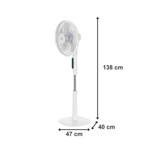 VENTILADOR PIE BLACK & DECKER BXEFP30E 30W 24V 118-138CM