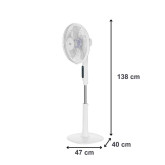 VENTILADOR PIE BLACK & DECKER BXEFP30E 30W 24V 118-138CM