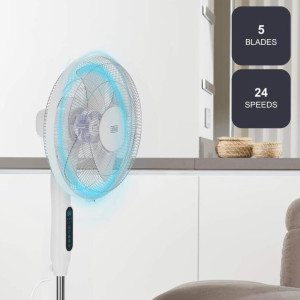 VENTILADOR PIE BLACK & DECKER BXEFP30E 30W 24V 118-138CM