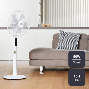 VENTILADOR PIE BLACK & DECKER BXFEP50E 50W 115-135CM 3V