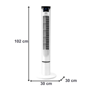 VENTILADOR TORRE BLACK & DECKER BXFT49E 45W 56DBA 102CM